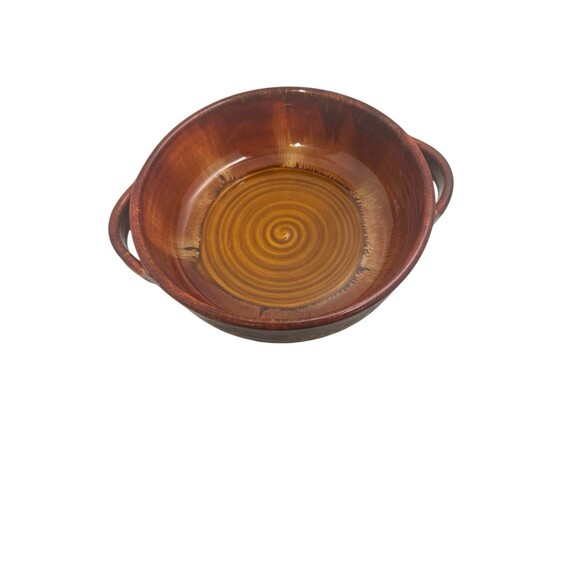 VINTAGE DRYDEN JK ORIGINAL 1979 BROWN GLAZED BOWL POTTERY MID CENTURY MODERN - Picture 2 of 16